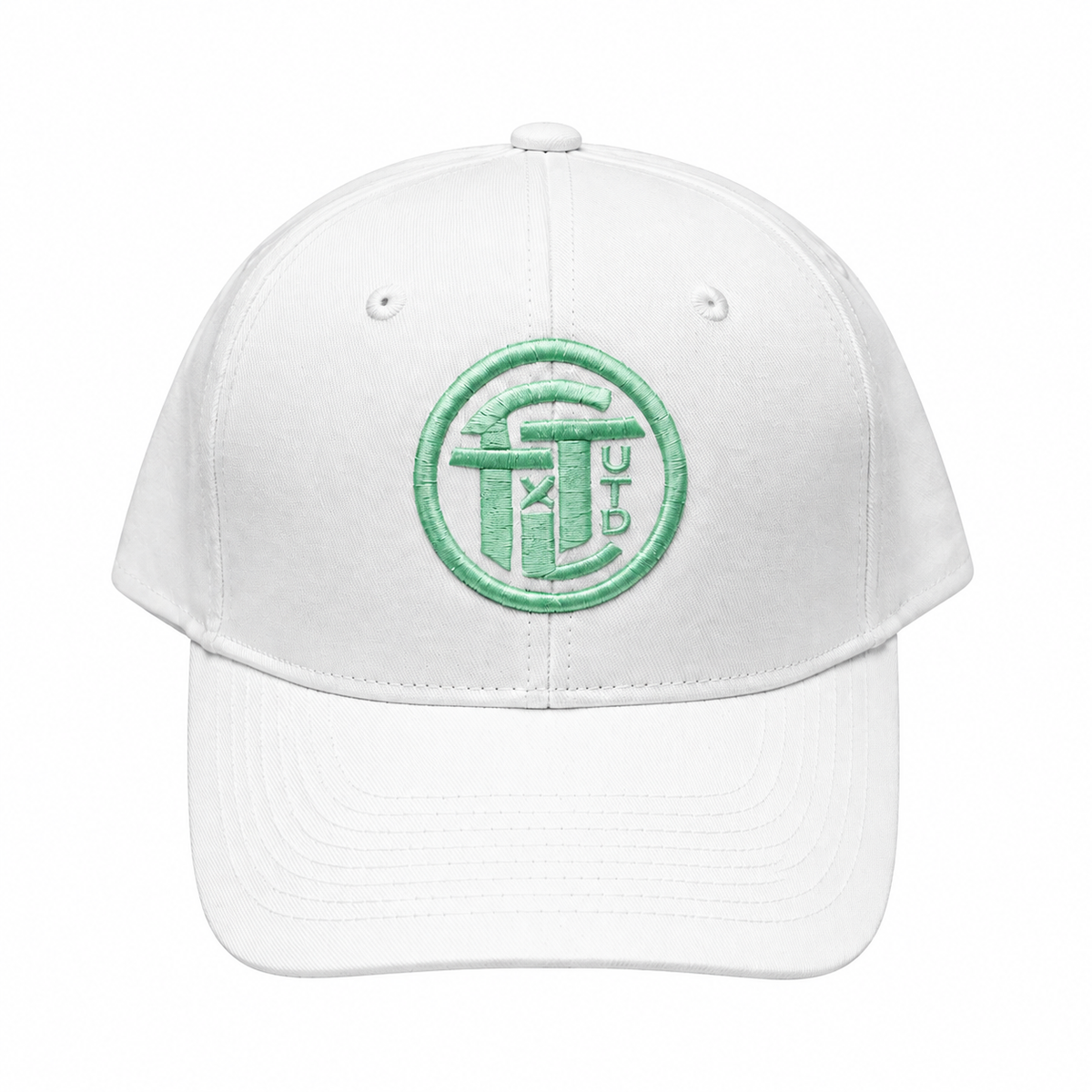 White Twill Classic - Badge (Seafoam)